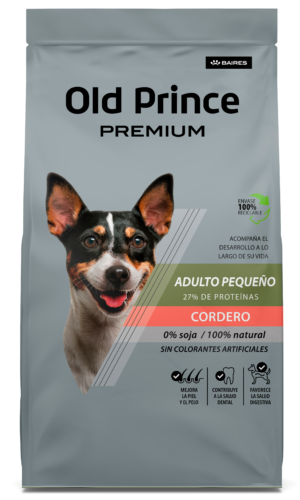 Old Prince Premium Adultos Pequeños Cordero y Arroz